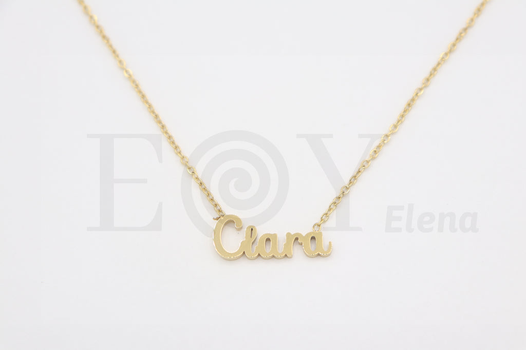 Collar de nombre "Clara"
