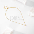 Collar dorado con estrella