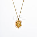 Collar virgen con perlas