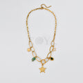 Collar con estrella y piedras
