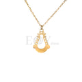 Collar Virgen del Pilar acero