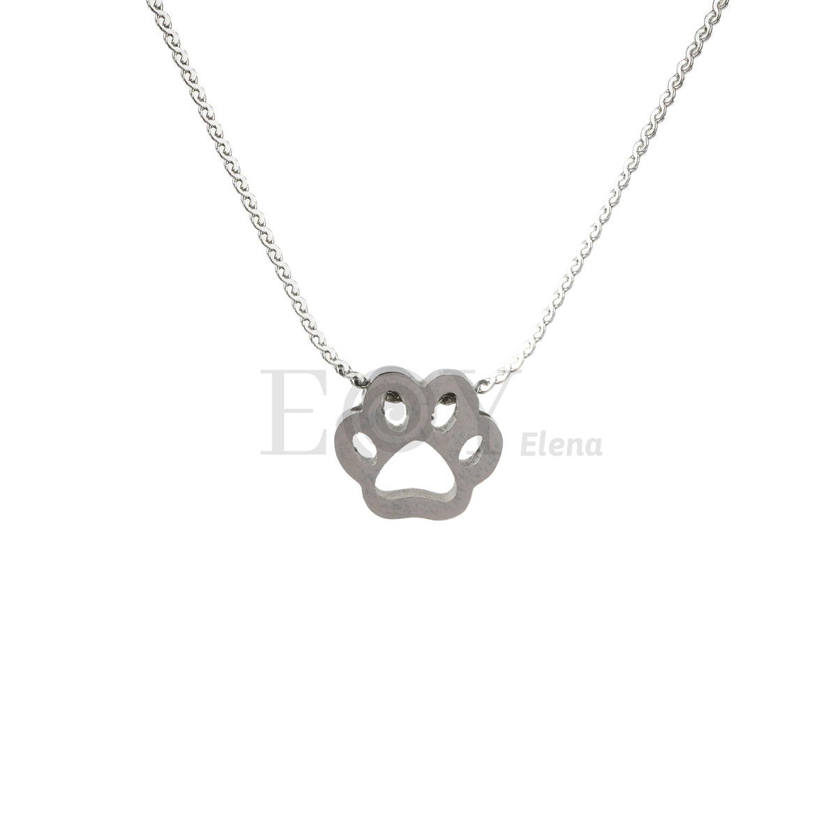 Collar huella perro acero