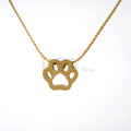 Collar huella perro acero
