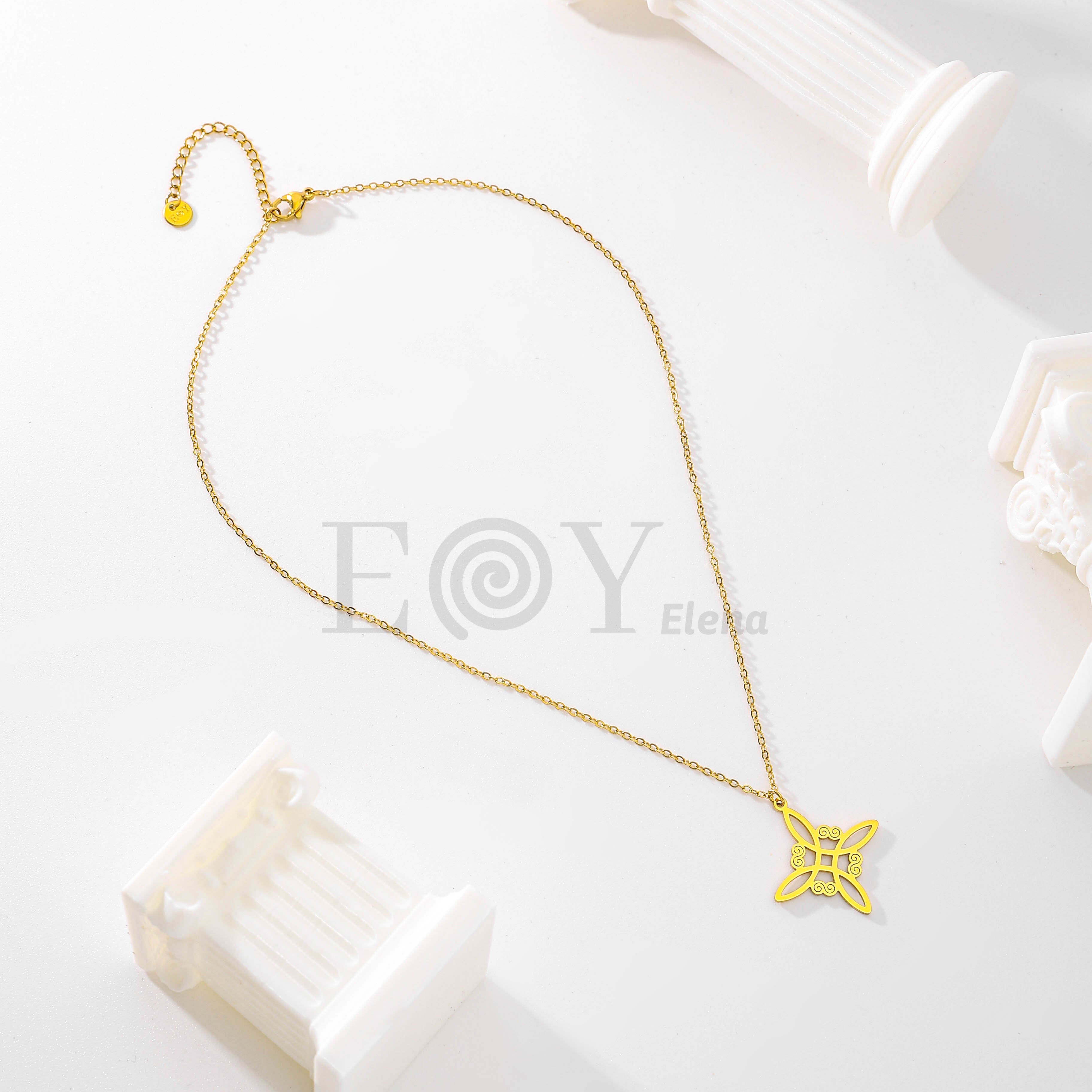 Collar nudo de bruja