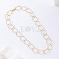 Collar largo de aros