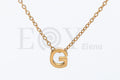 Collar de letra "G"