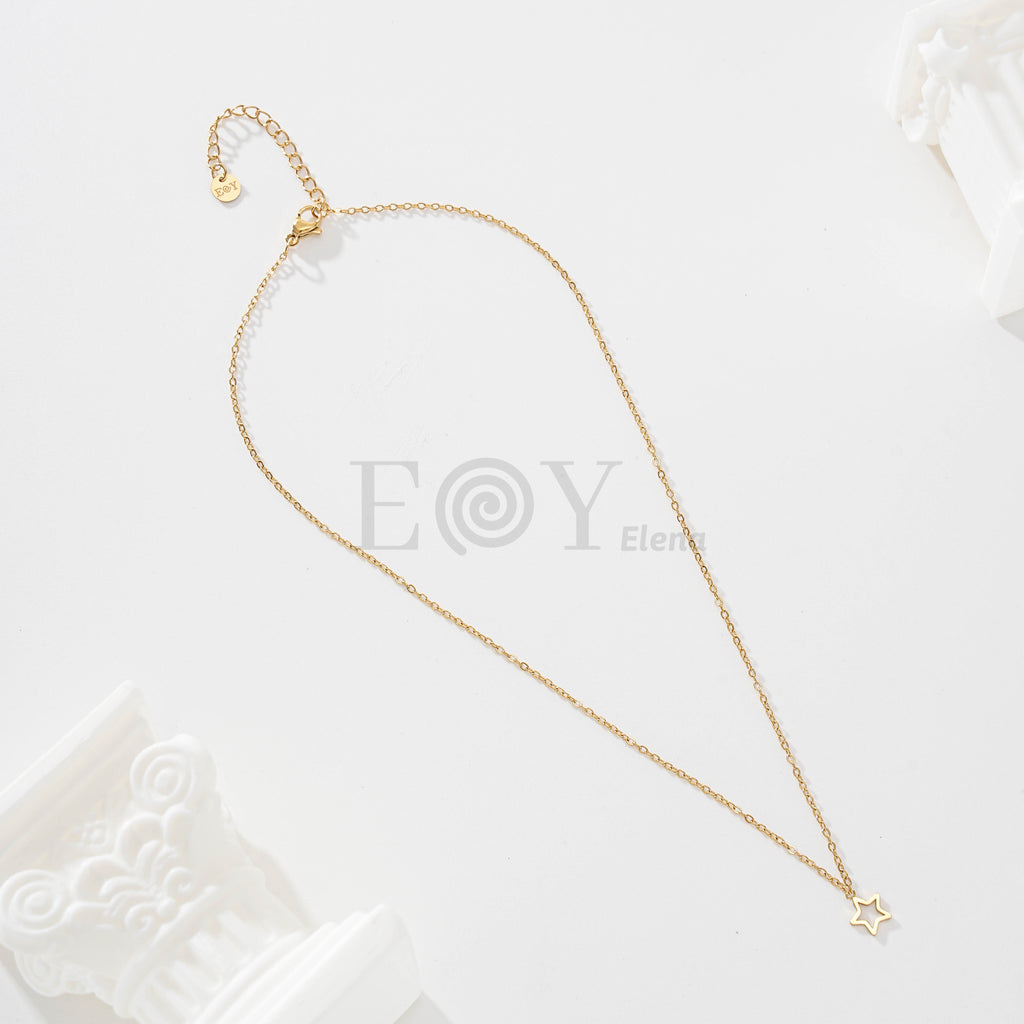 Collar estrella hueca