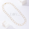 Collar largo de aros