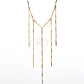 Collar cascada cinco cadenas