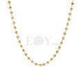 Collar cadena bolitas acero
