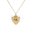 Collar corazón acero