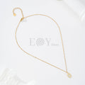 Collar mano de fátima con circonita