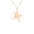 Collar estrella acero