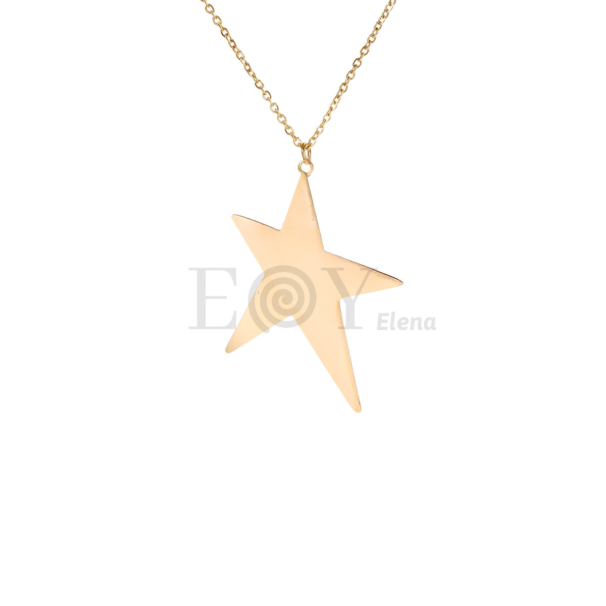 Collar estrella acero