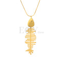 Collar pez espiga acero