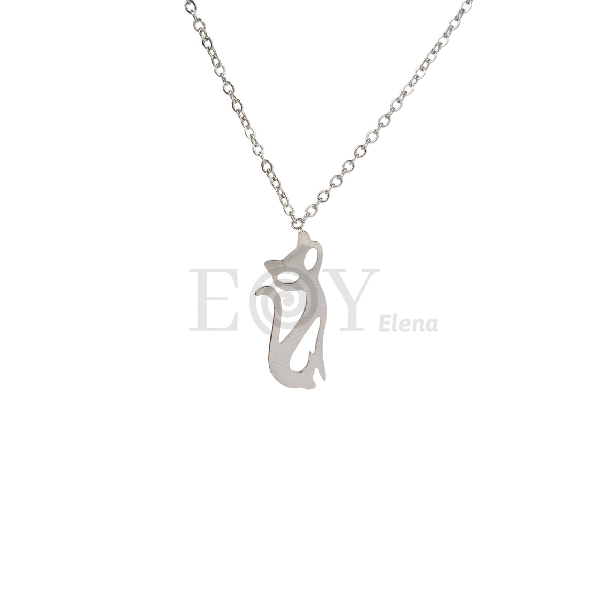 Collar gato acero