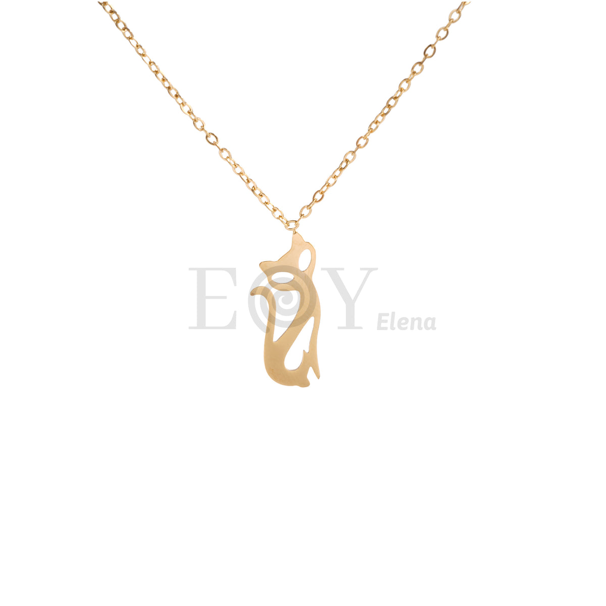 Collar gato acero