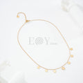 Collar con chapa estrellas