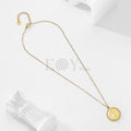 Collar chapa virgen
