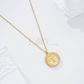Collar medalla San Benito acero
