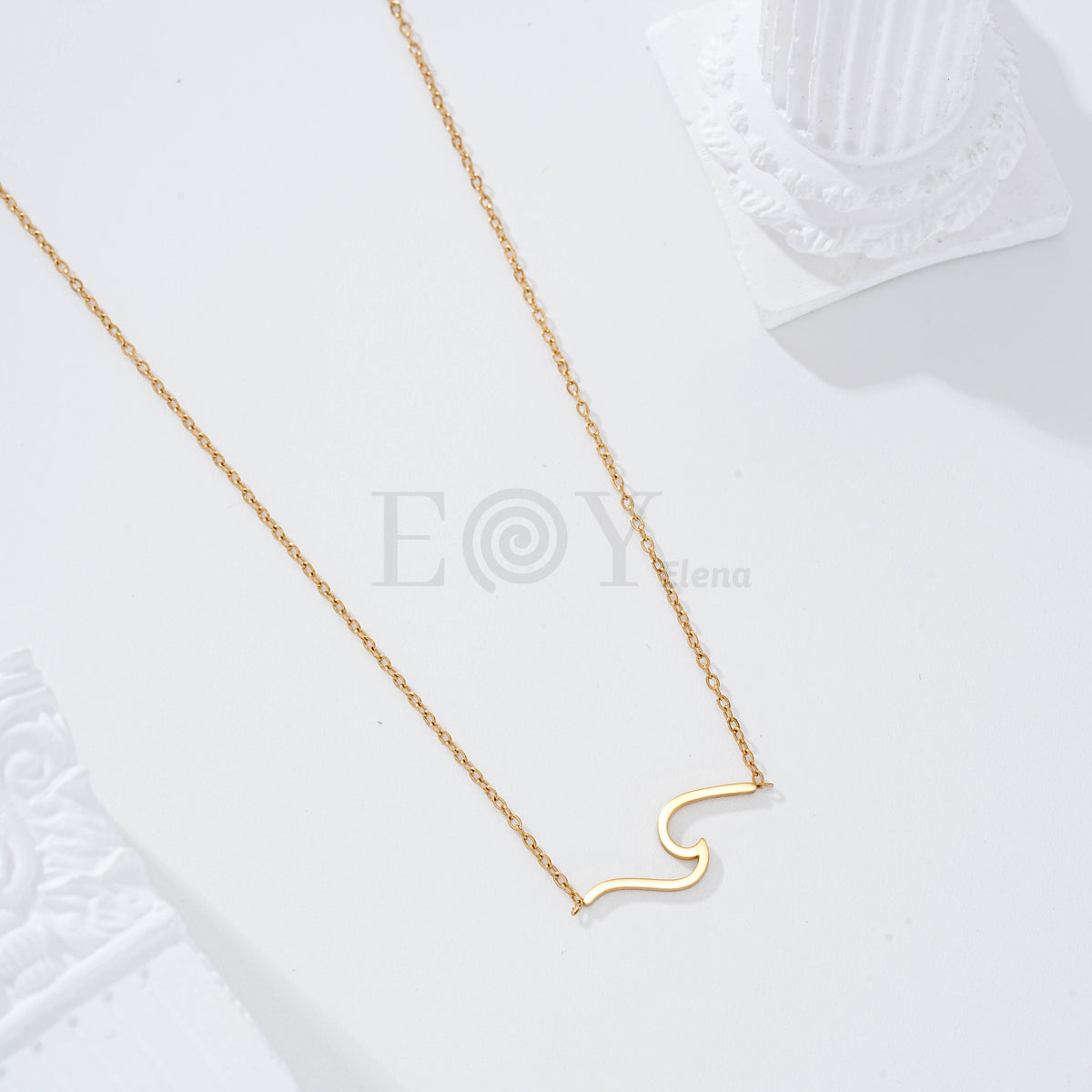Collar ola acero