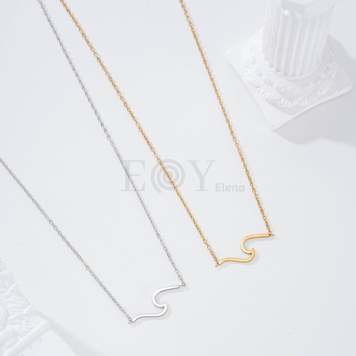 Collar ola acero