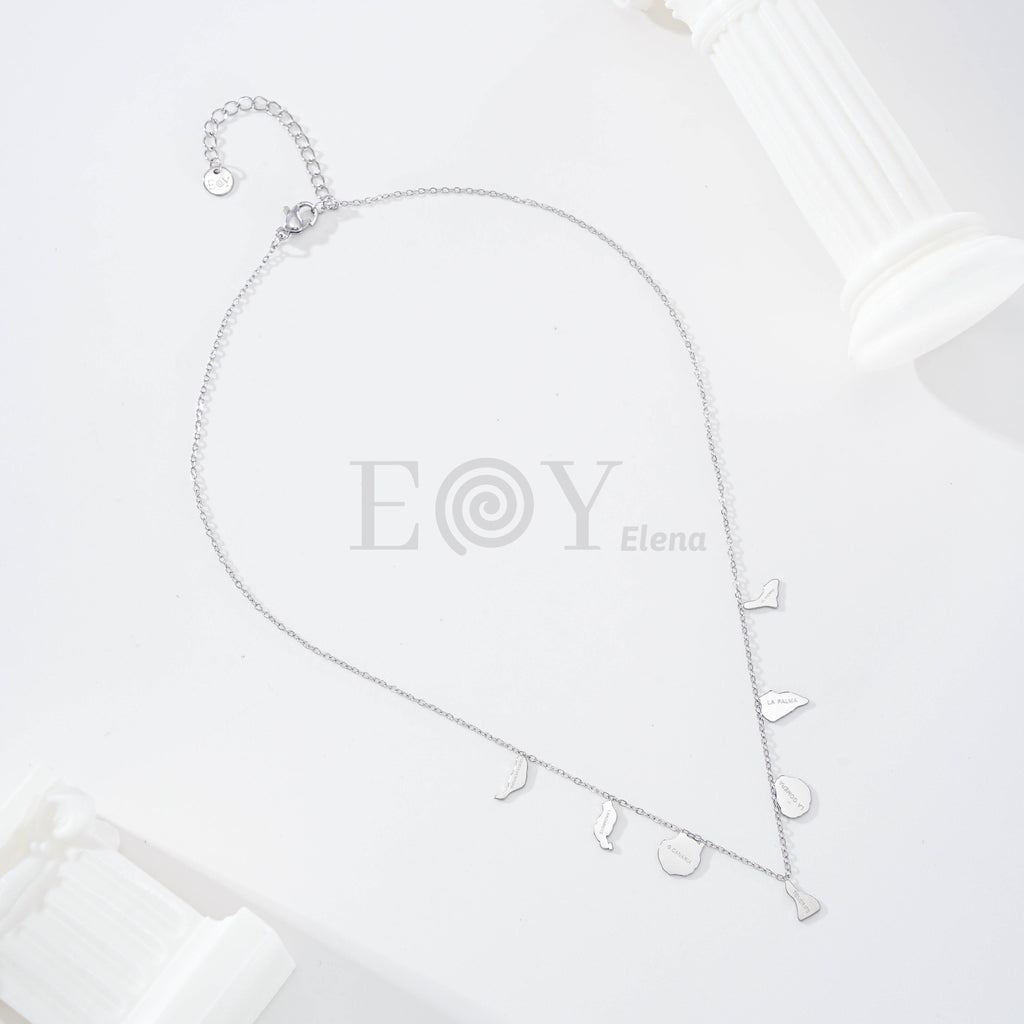 Collar Islas Canarias de Acero Inoxidable
