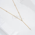 Collar lariat con cironitas