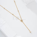 Collar estrella circonitas