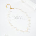 Collar con hilo y perlas