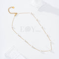 Collar perlas acero