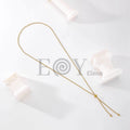 Collar Largo Ajustable Dorado