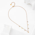 Collar chapas animales y circonitas