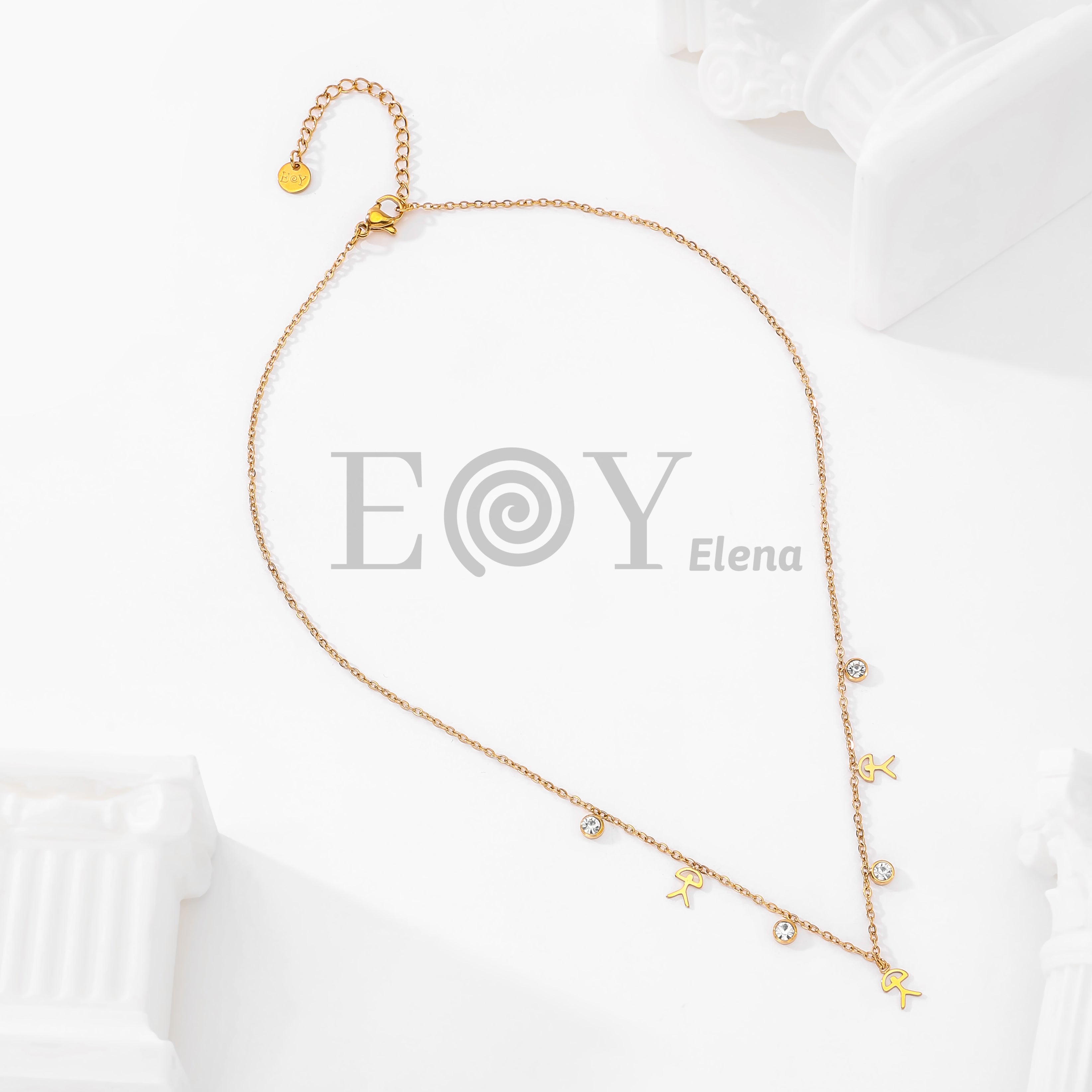 Collar Indalo y circonitas