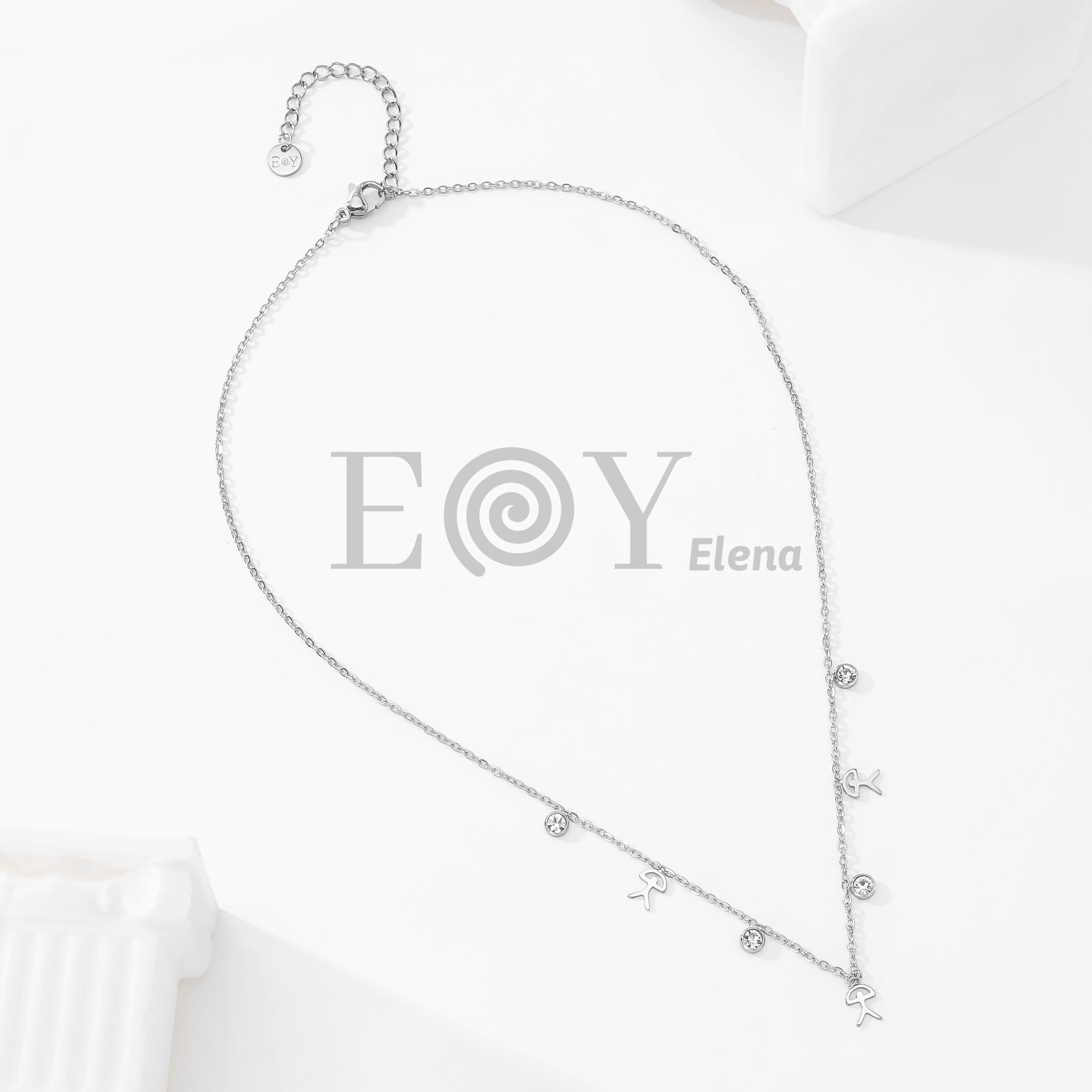 Collar Indalo y circonitas