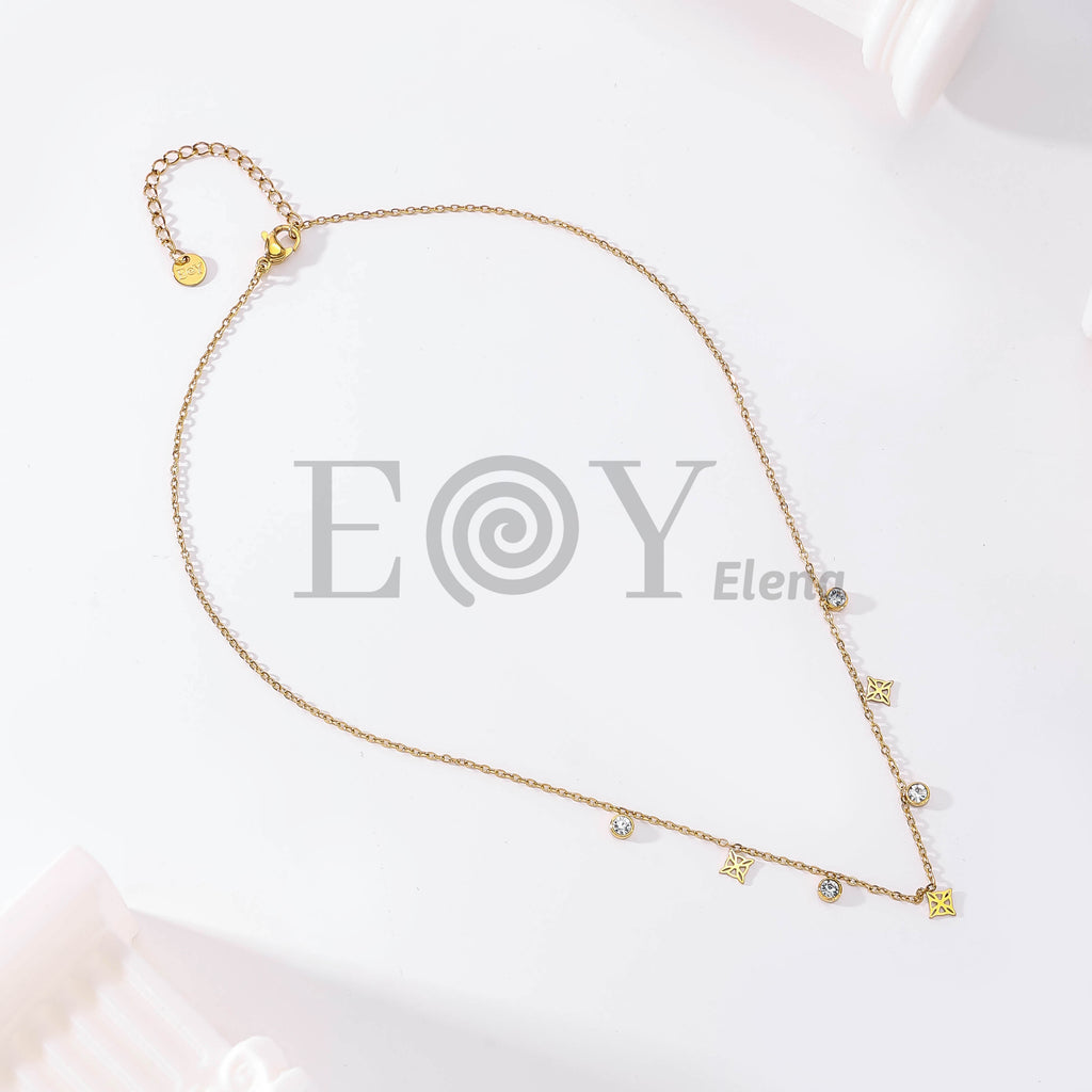 Collar Nudo de Bruja de Acero Inoxidable