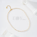 Collar perla redondeada
