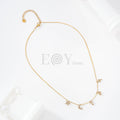 Collar chapas variadas circonitas