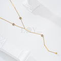 Collar con redondos circonitas