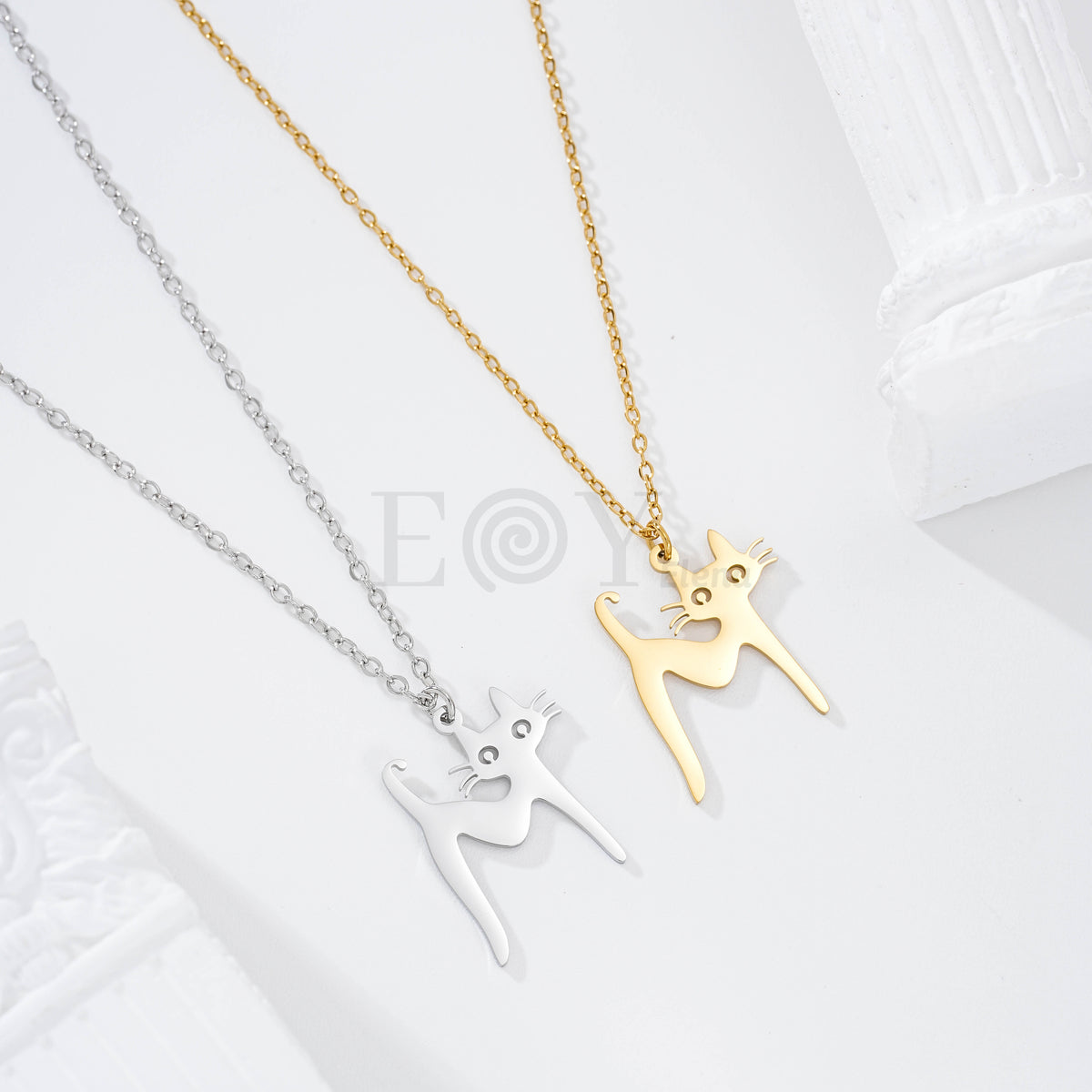 Collar gato perfil acero