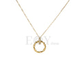 Collar con aro redondo acero