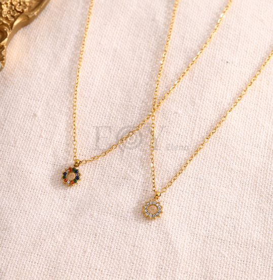 Collar sol circonitas