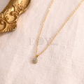 Collar gota circonitas