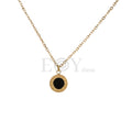 Collar chapa detalle redondo acero