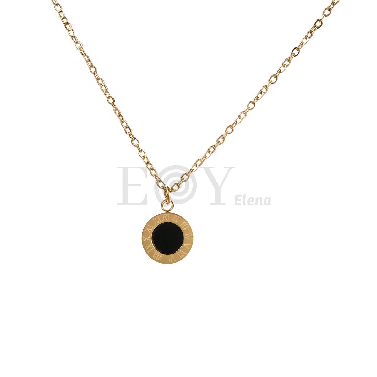 Collar chapa detalle redondo acero