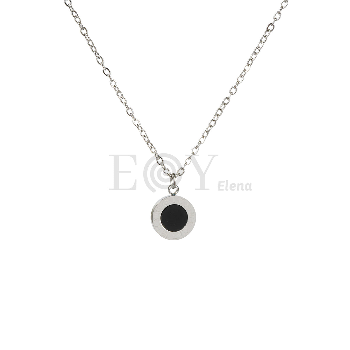 Collar chapa detalle redondo acero