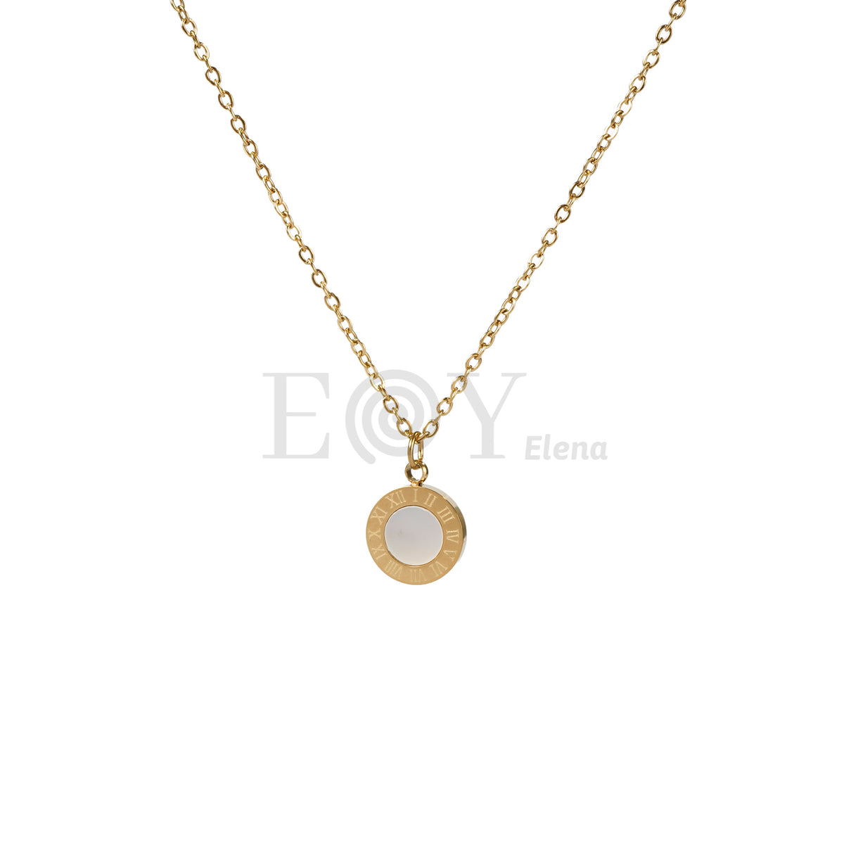 Collar chapa detalle redondo acero