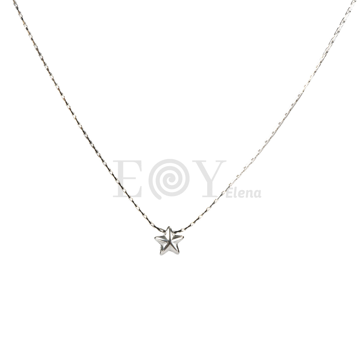 Collar estrella acero