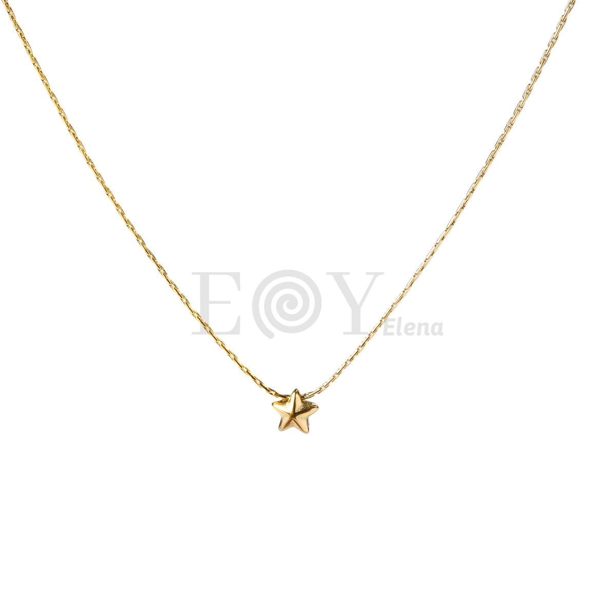 Collar estrella acero