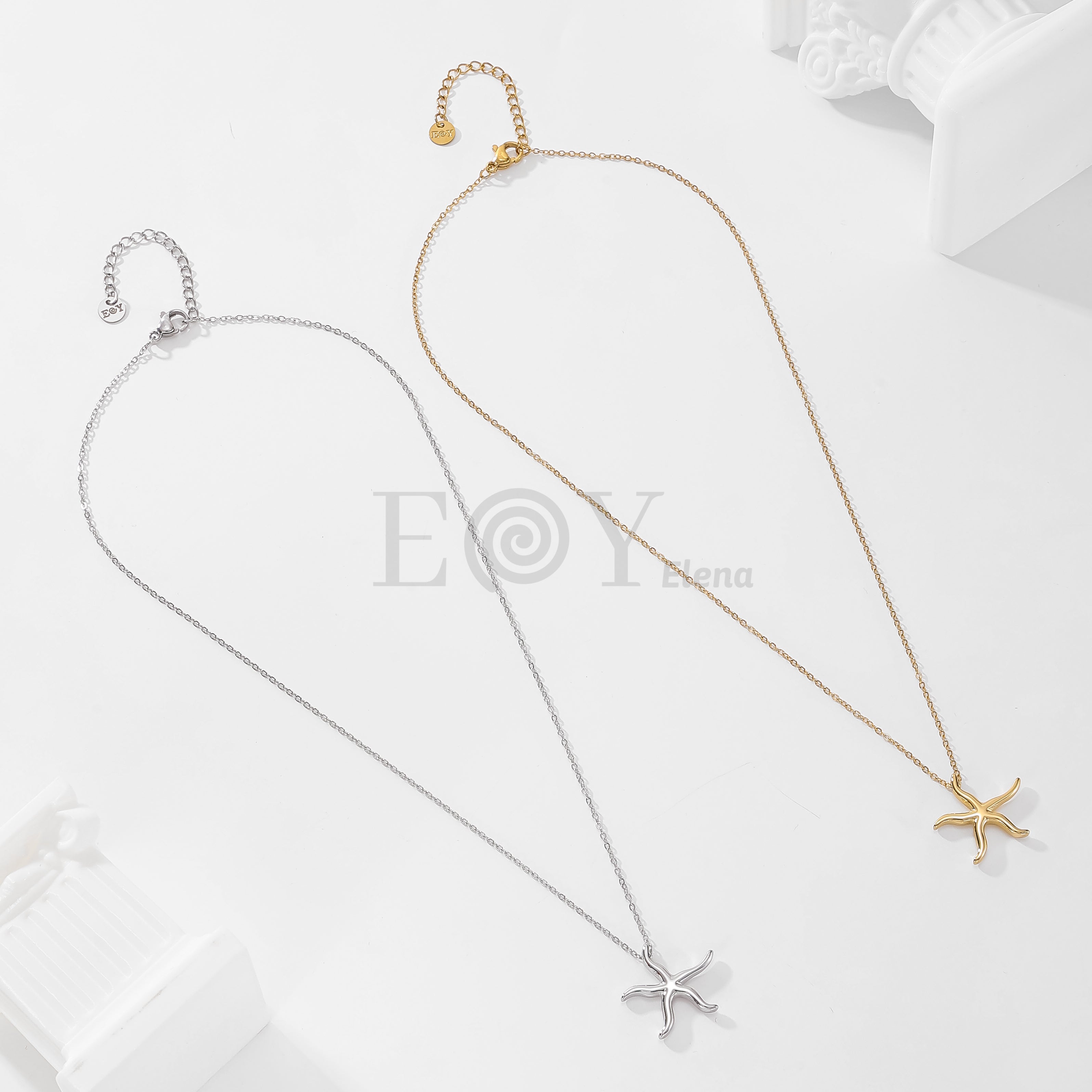 Collar estrella irregular